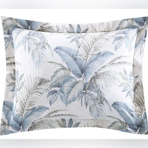 Tommy Bahama Bakers Bluff Blue Cotton Reversible Duvet Cover Set Full - … - Picture 6 of 9